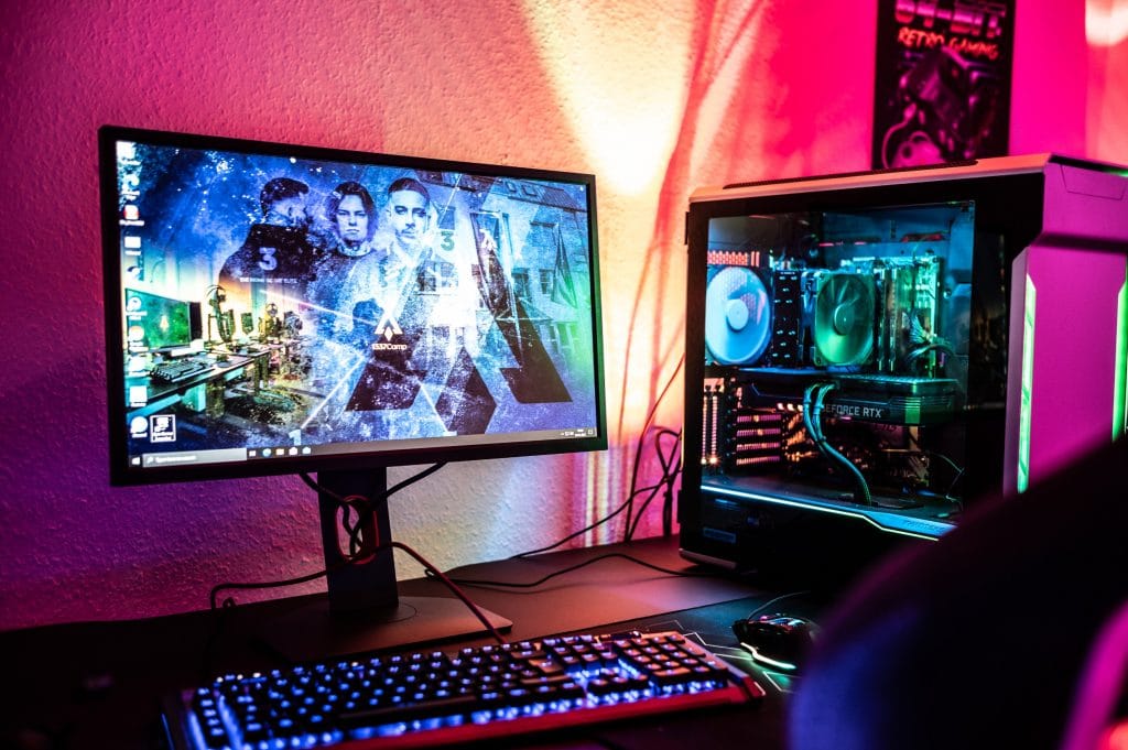 Setup gamer com o melhor monitor 144 Hz